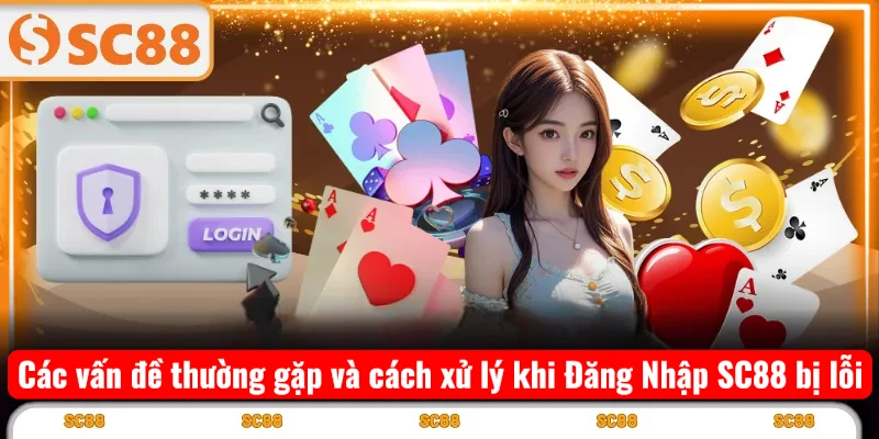 Các vấn đề thường gặp và cách xử lý khi Đăng Nhập SC88 bị lỗi